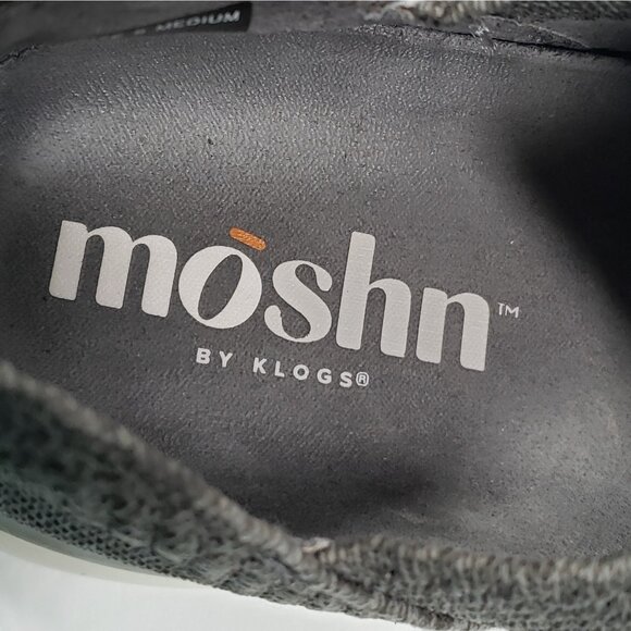 Moshn Women's Rise Slip-On Gray Comfort Arch Support Slip Resistant Size 9 - Picture 5 of 7